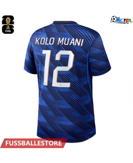 Günstige Frankreich Randal Kolo Muani #12 Heimtrikot WM 2026 Kurzarm